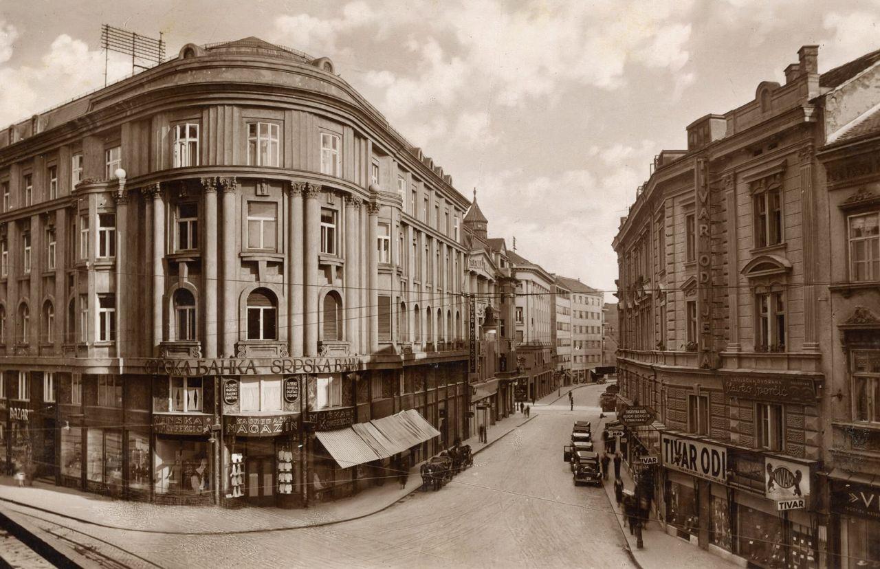 Jurišićeva - Petrinjska ulica 1930-ih godina